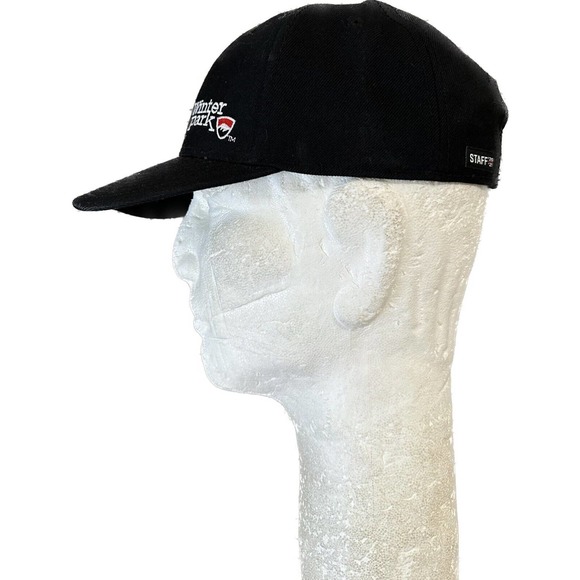Winter Park Ski Staff ‘20 ‘21 Embroidered Wool Blend Black Snapback Hat - Picture 4 of 10